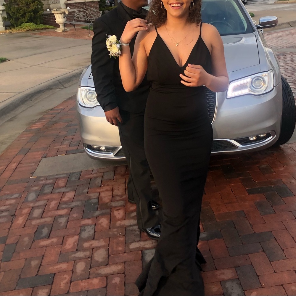 Black Mermaid Prom Dress